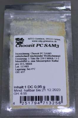 Edelweißschimmel Choozit PC SAM 3 Lyo